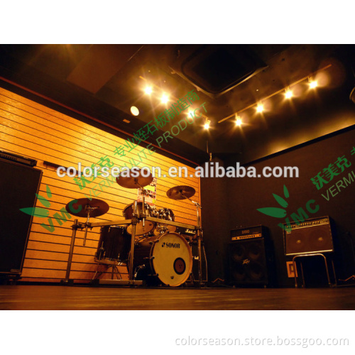 Noise reduction acoustic vermiculite panel